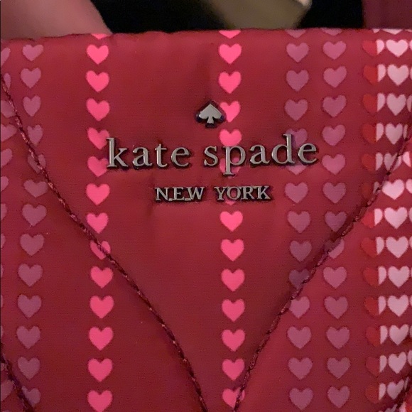 NWT! ♠️ KATE SPADE Ellie Heart Print Tote - Picture 11 of 15